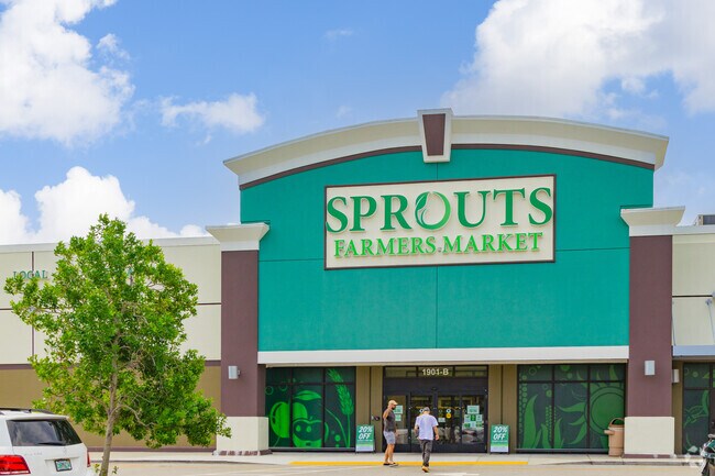 Sprouts grocery store in Century Village offers residents fresh produce and quality goods.