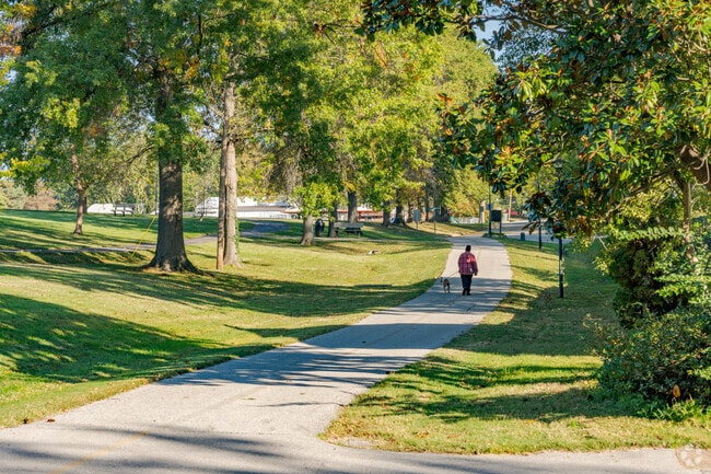 Many Vinita Park residents enjoy walking their four legged loved ones around.