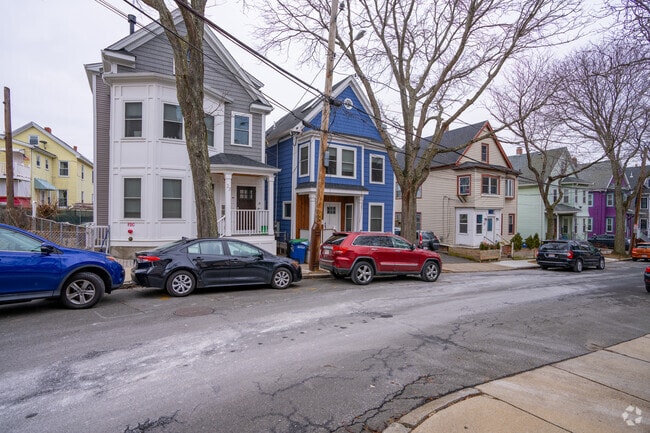 Tidy rows of single and multifamily homes line East Somerville streets.
