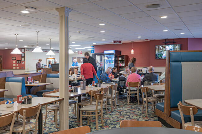 Generations of Franconia Township locals enjoy gathering for a meal at Franconia Heritage Restaurant.