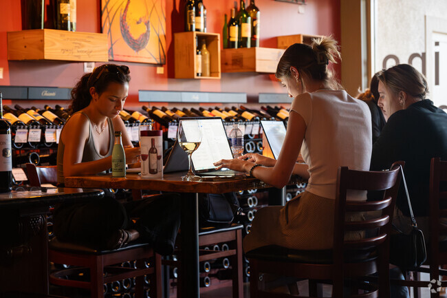 Hidden Lake young adults love to sample wine while they work at nearby 95 and Vine.
