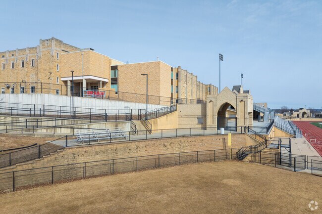 Dubuque Senior High School is home of the Rams.