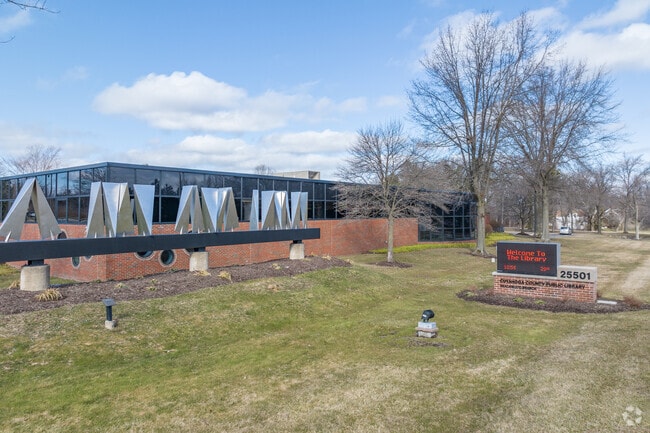 The award winning library in Beachwood, OH.