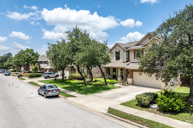 You will find rows of Mediterranean Revivals in Cedar Park Ranchettes.