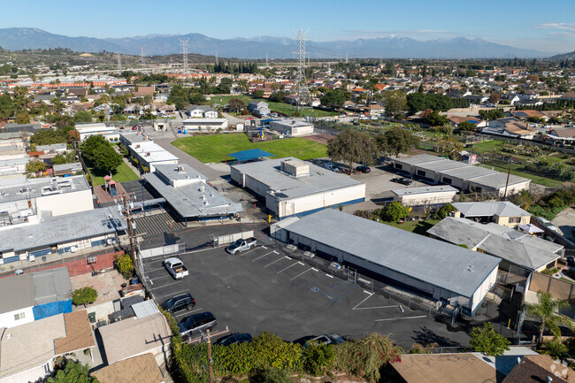 Alternative angle of the Montebello Gardens Elementary School in Pico Rivera, Ca.