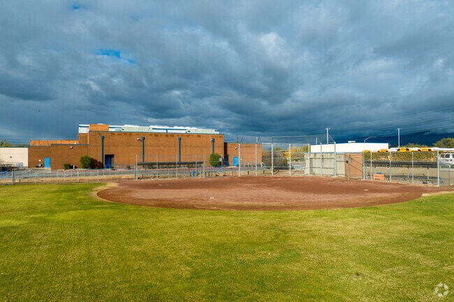 Student love the baseball field at  Emily Gray Junior High School in Tucson, Arizona