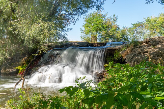 West Saint Vrain offers an epic view of a natural flowing waterfall.
