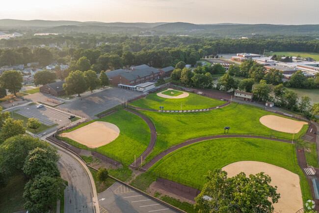 North Dover Elementary School has a variety of sports fields for students.