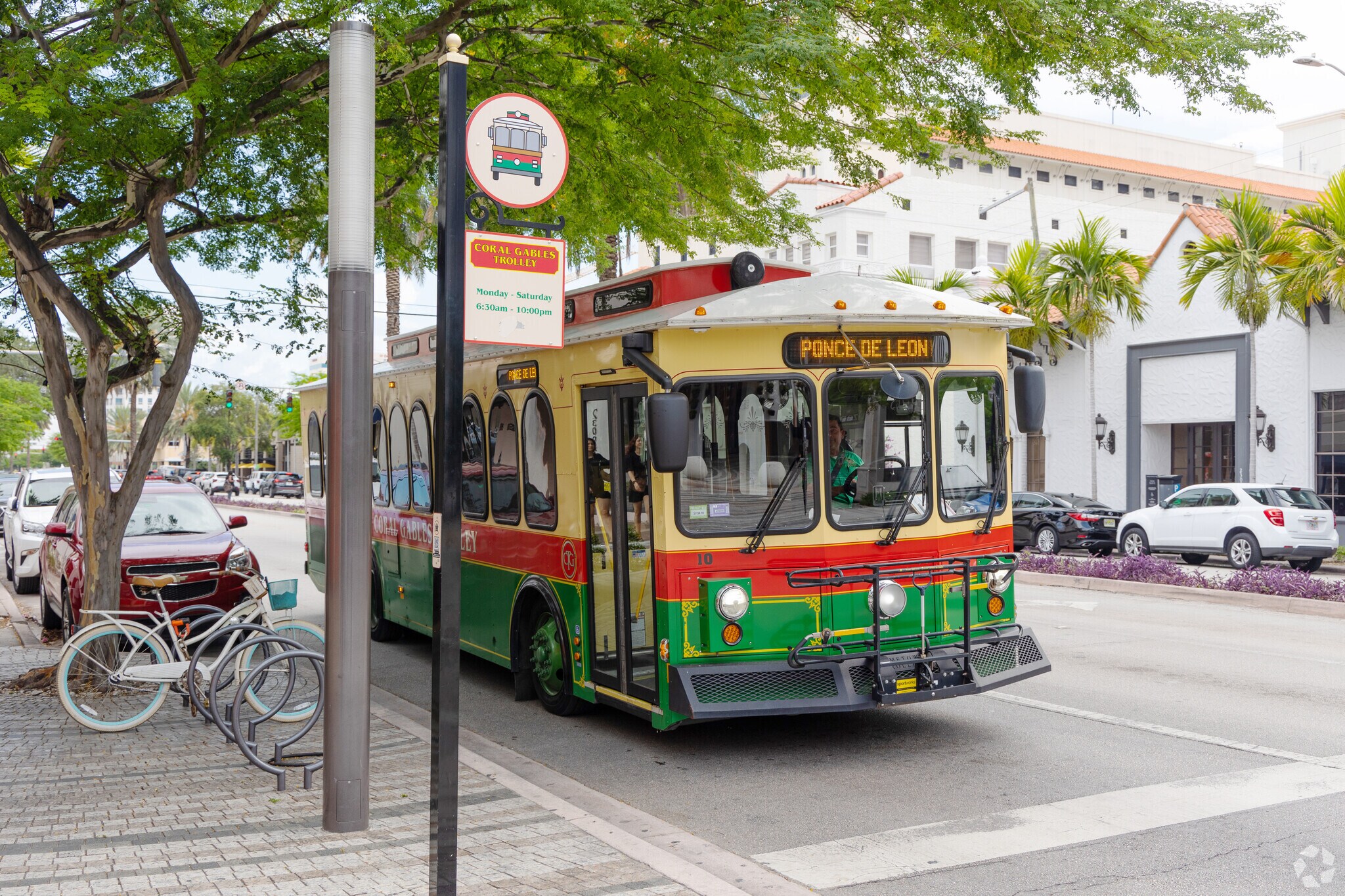 Trolleys are a great way to move around Flagler Coral Gables and around the area.