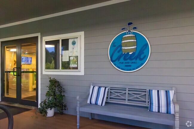 The Creek Pub & Grill welcomes Indian Creek locals for a great meal.