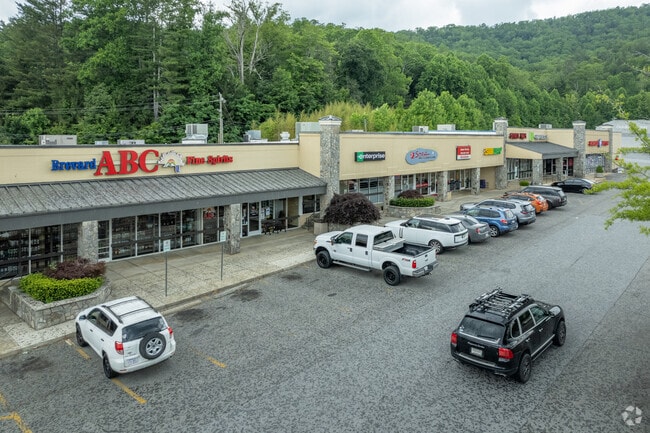 There is a major shopping area near the Asheville Highway in Penrose.