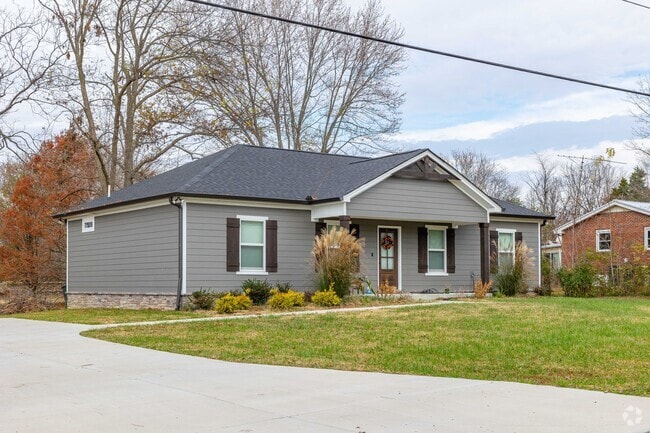 Some ranch-style homes in Greenbrier have been recently renovated with new paint.