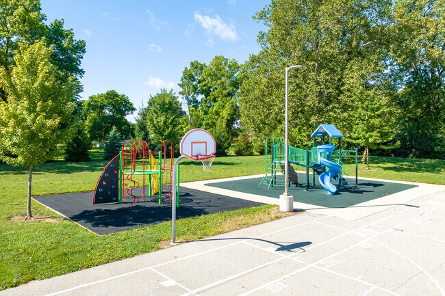 Finland Elementary School features a playground for children.
