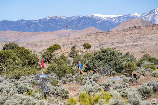 Riverview extends high into the hills of Carson City where you can play a round of disc golf overlooking the valley.