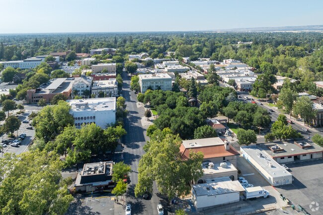 Downtown Chico is easy to maneuver.