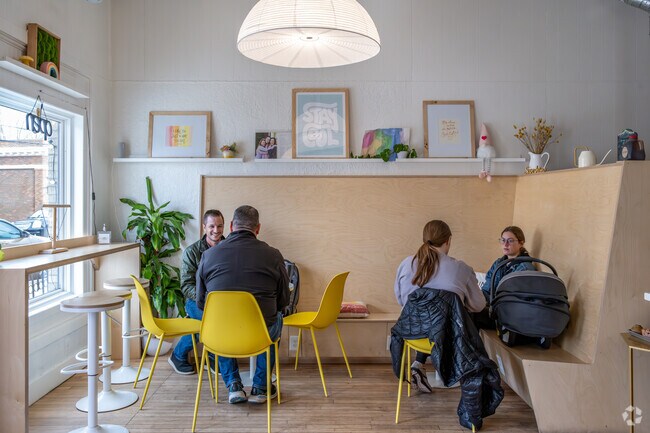 Residents can enjoy a small-town social connection at Sunshine Coffee in downtown Lake Elmo.