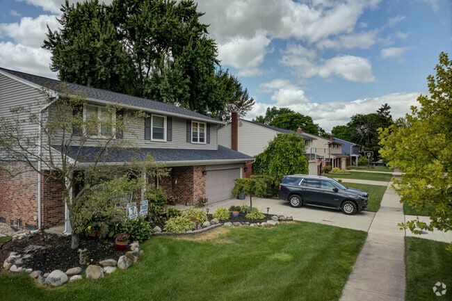 Homes neatly line the streets of the Coventry Gardens neighborhood.