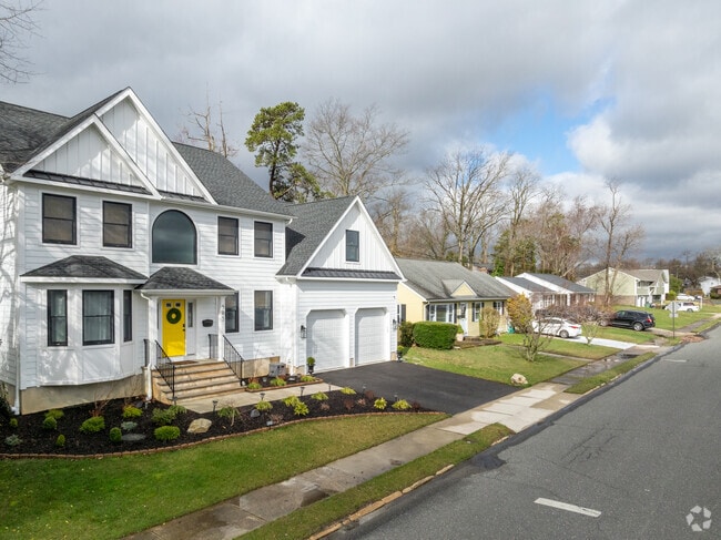 The streets of Neptune have many styles of homes.