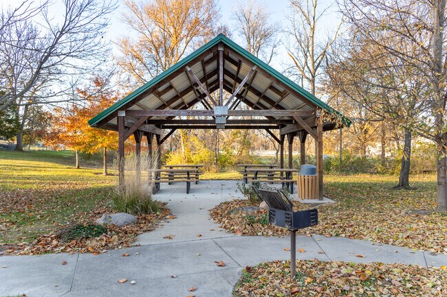 Wakema Park has gazebos for family picnics.
