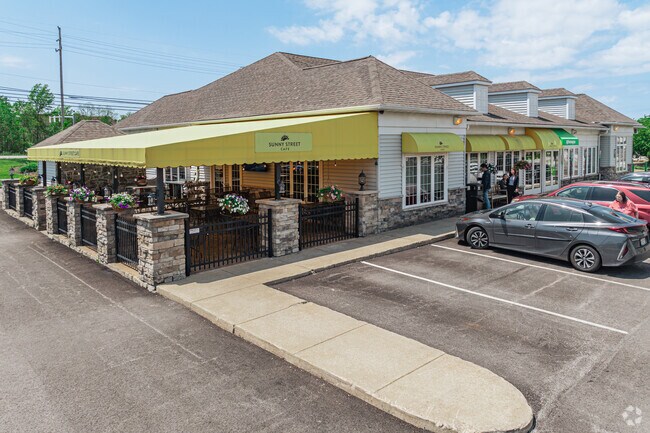 Sunny Street Cafe, just outside of Quail Hollow country club and the surrounding neighborhood, is a favorite spot for breakfast and catching up with friends.