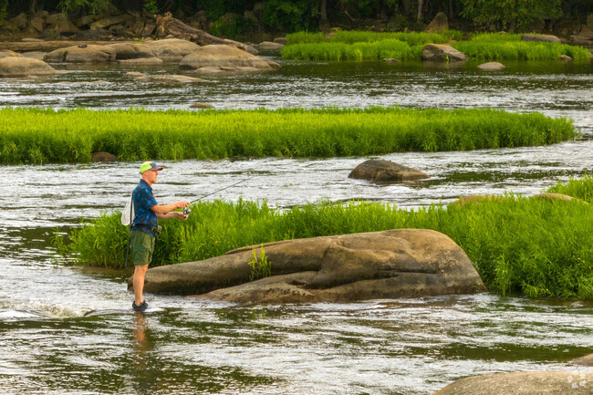 The James River near Cofer is a great place to go fishing.