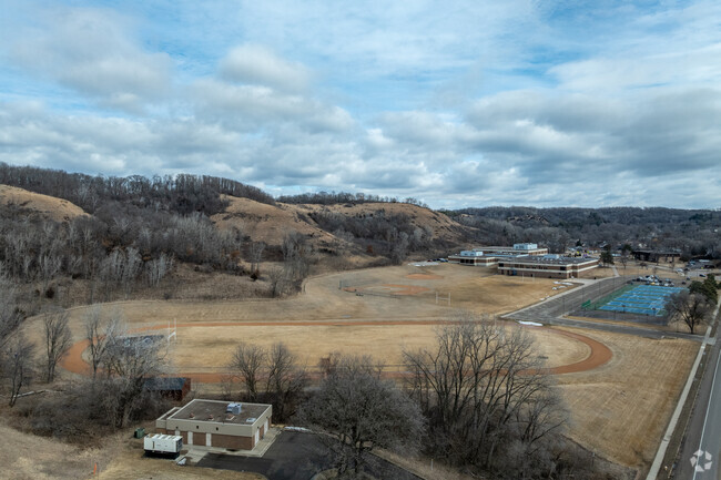 There are multiple sports fields on the Tiwn Bluff Middle School Campus.