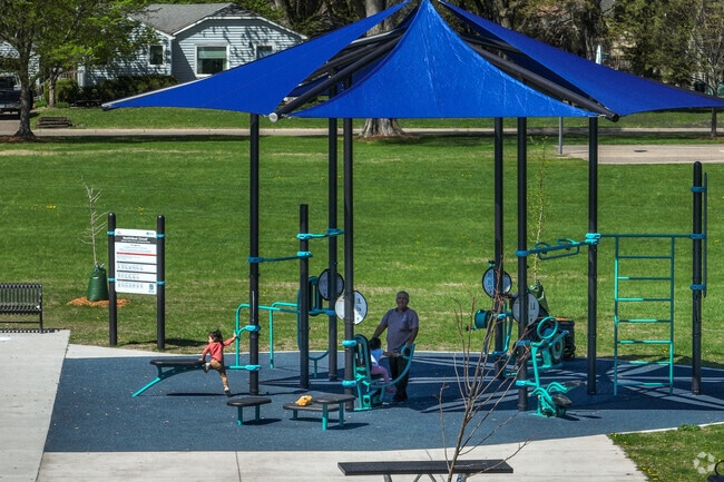You can find shelter from the sun on hot days at Welcome Park.