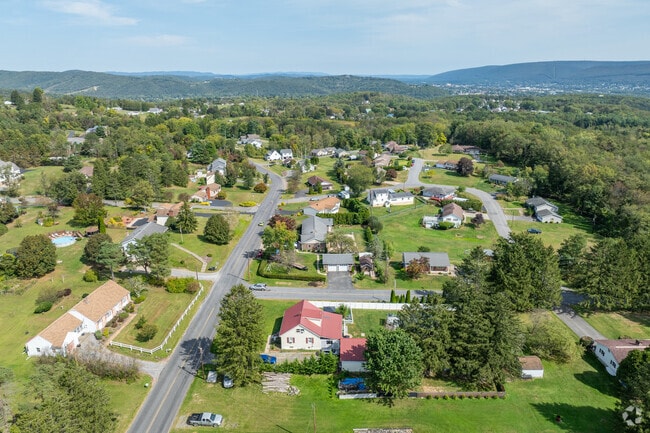 Homes in Old Lycoming typically sit on large lots.
