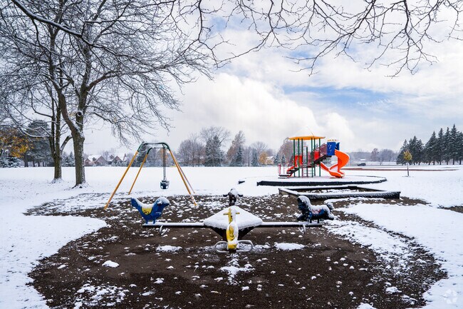 Children in Clarence love to play on the playground equipment at Town Place Park.