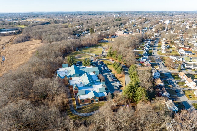 A view of the south of the Dr. Gertrude Bailey Elementary School in Lowell, MA.