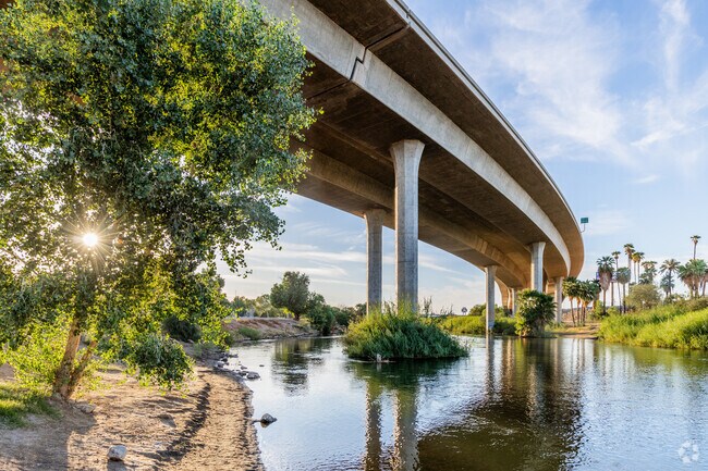 The Colorado River near Falls Ranch offers an escape from the heat on a hot summer day.