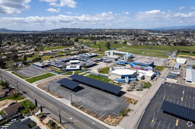 Elevated View of Olive Pierce Middle School