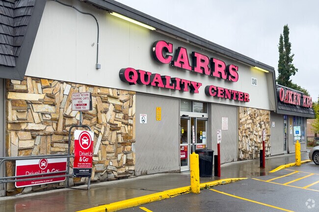 Carrs Quality Center provides grocery options in Fairview.