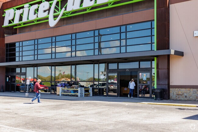 Bissett residents can cross the street for groceries at Price Cutter.