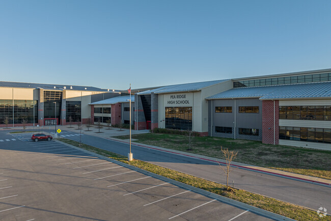 Pea Ridge High School has a B- rating on Niche.com.