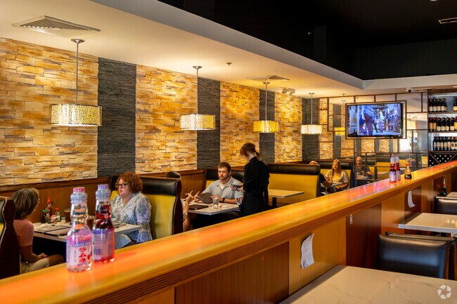 Just a short drive from Cobblestone Estates, there is homey Italian fare at Papa Frank’s.