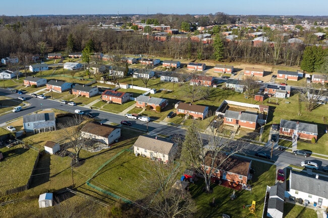 Lochearn Neighborhood of Gwynn Oak, MD.