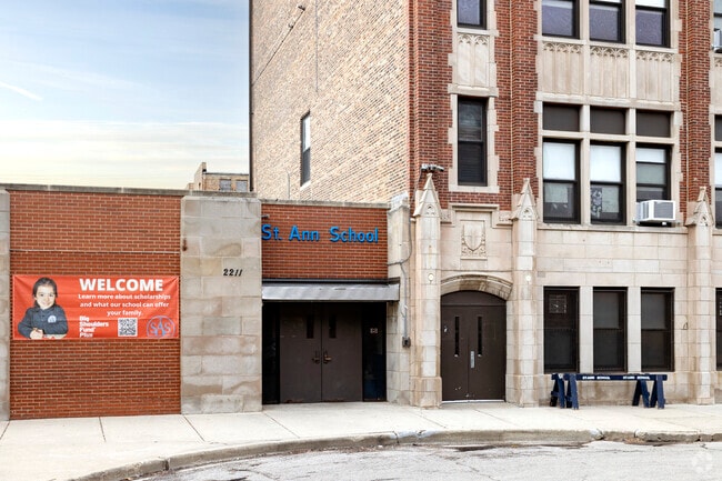 Welcome to St Ann Elementary School, located in the Heart of Chicago.
