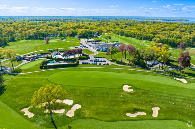 An overview of the Huntington Crescent Club, which borders the Centerport neighborhood.