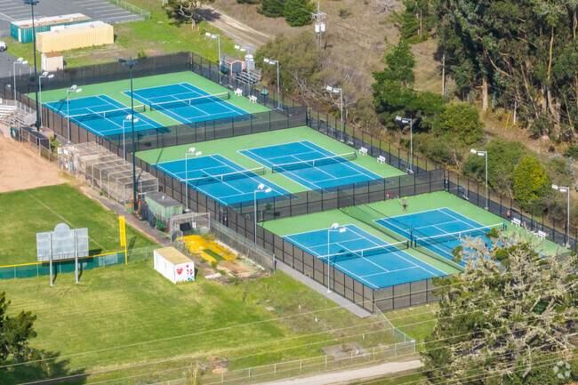 Tennis can also be played at Half Moon Bay High School.