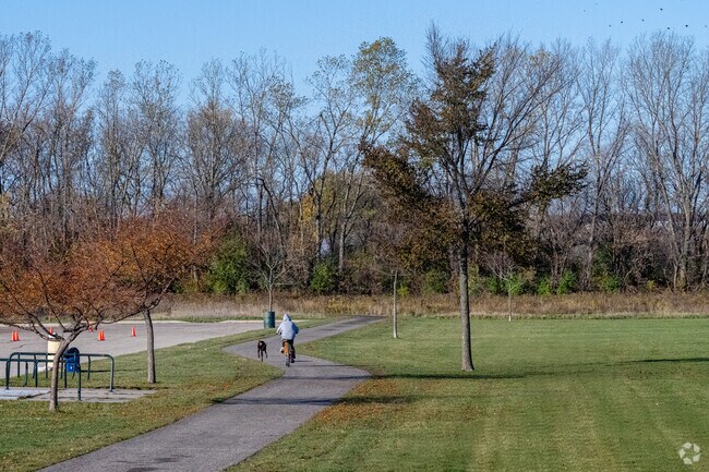 Residents of Greater Sandburg can often be seen traversing Reindahl Park in Greater Sandburg.