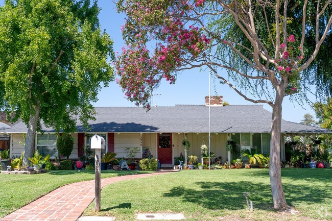 Midcentury ranch-style homes are common in South Hills near West Covina.