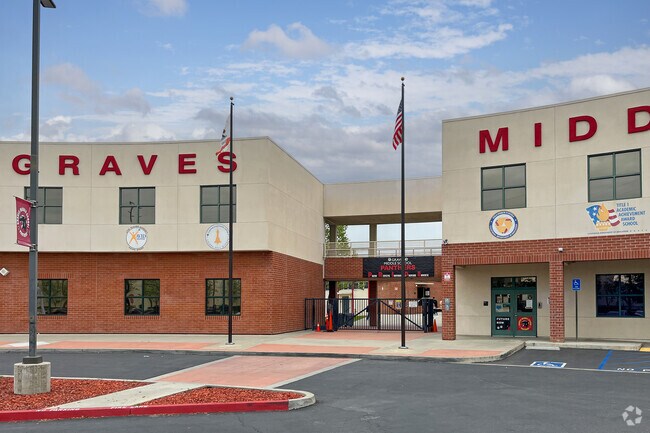 Graves Middle School offers electives like journalism, Spanish, and band.