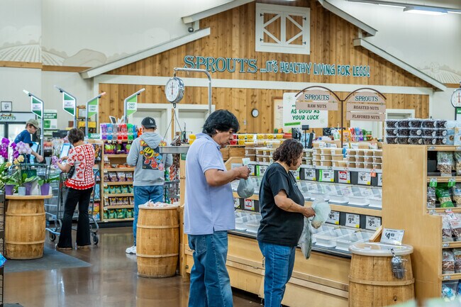 Sprouts is just a few minutes drive from Newland for fresh produce and other natural products.