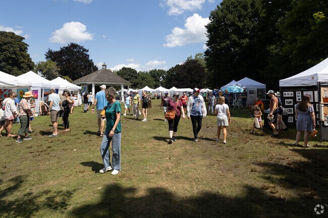 South Portland Art in the Park near Highland attracts thousands of people each year.