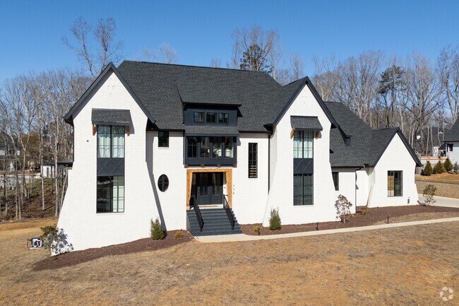 Grand contemporary homes in Indian Trail can sell for over $1 million.