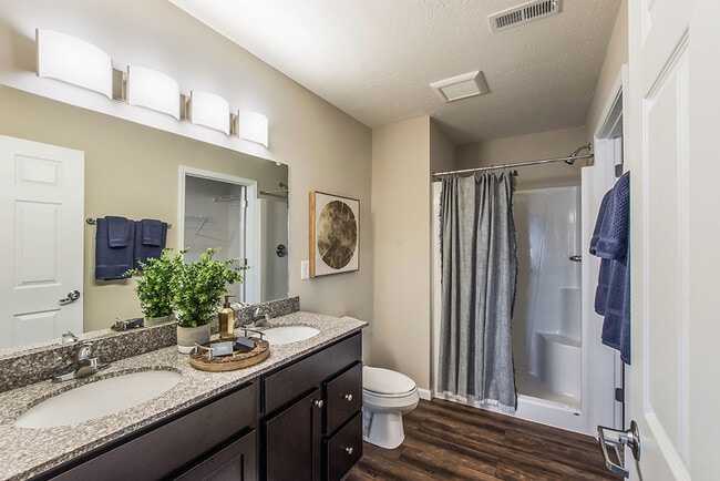 Two Beautiful Bathrooms with Lots of Storage