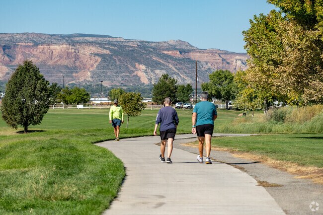 Canyon View Park is perfect for picnics, sports, and playtime with stunning mountain views.