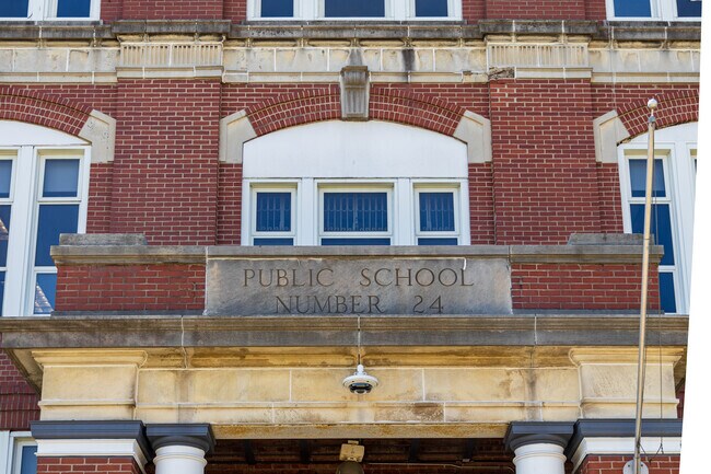 School No 24 is located in the town center, making it accessible for local students.