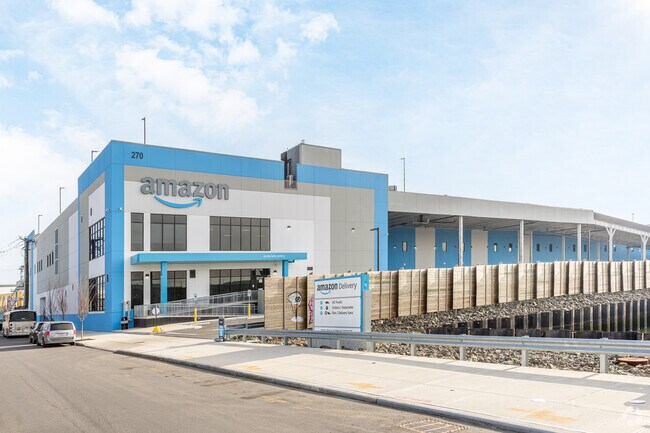 Amazon has its facilities and shipping dock in Red Hook.